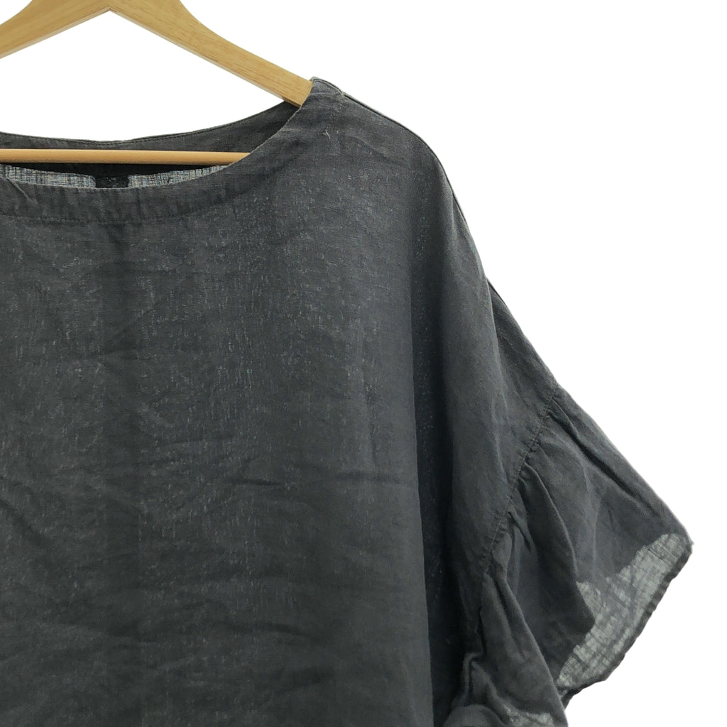 nest robe / ネストローブ | リネン ギャザースリーブ シャツ ブラウス | F | レディース