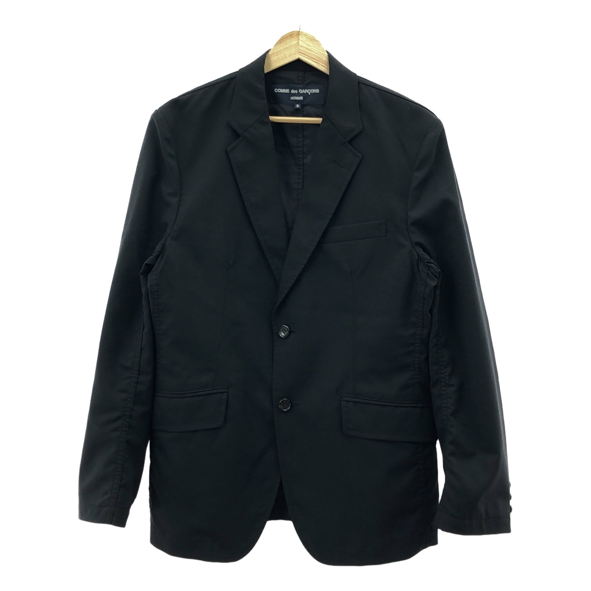 COMME des GARCONS 男士 |羊毛 2B 精裁外套 | S |黑色|男士