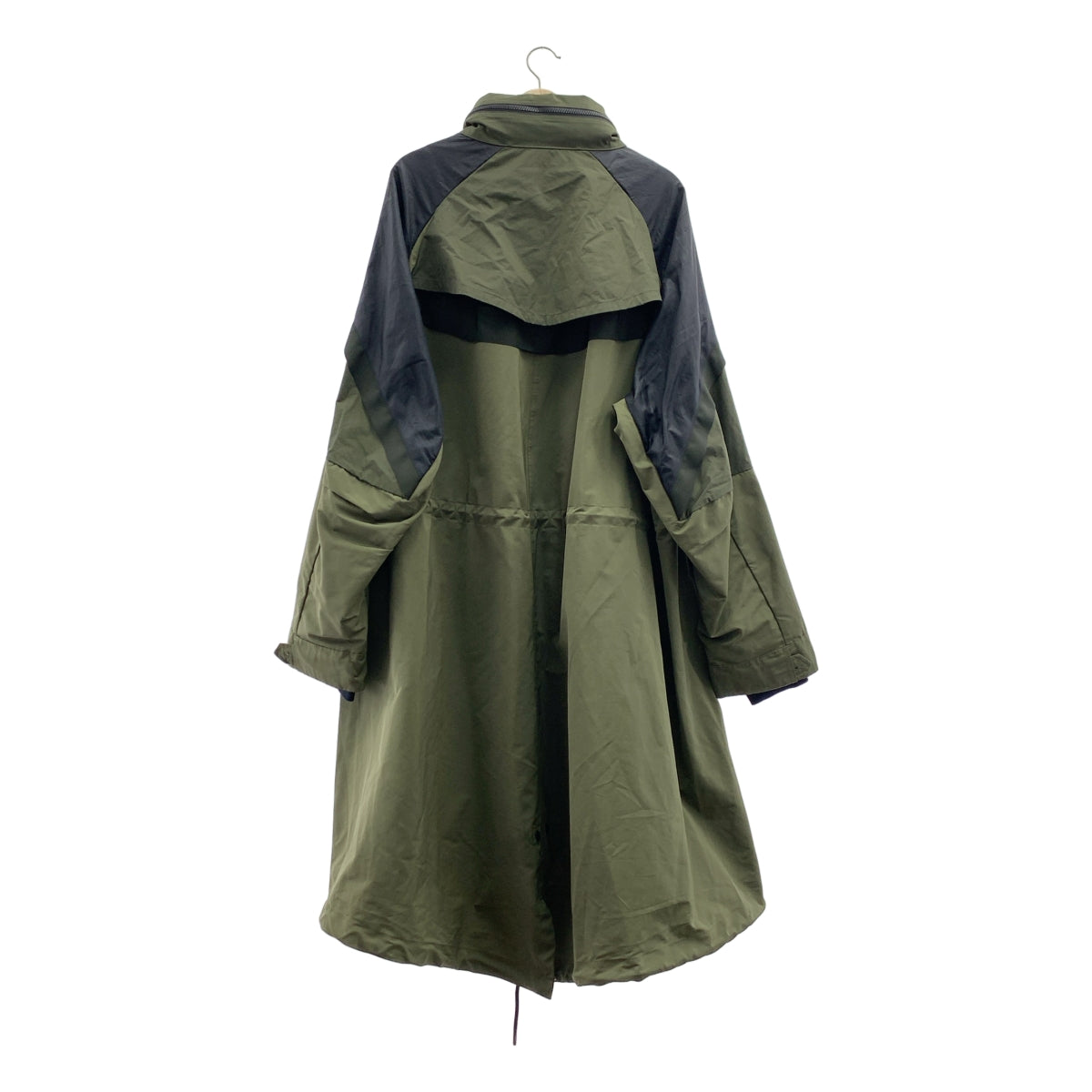 sacai サカイ 2021SS 異素材切替コート　サイズ1 sacai サカイ 2021SS 異素材切替コート サイズ1
