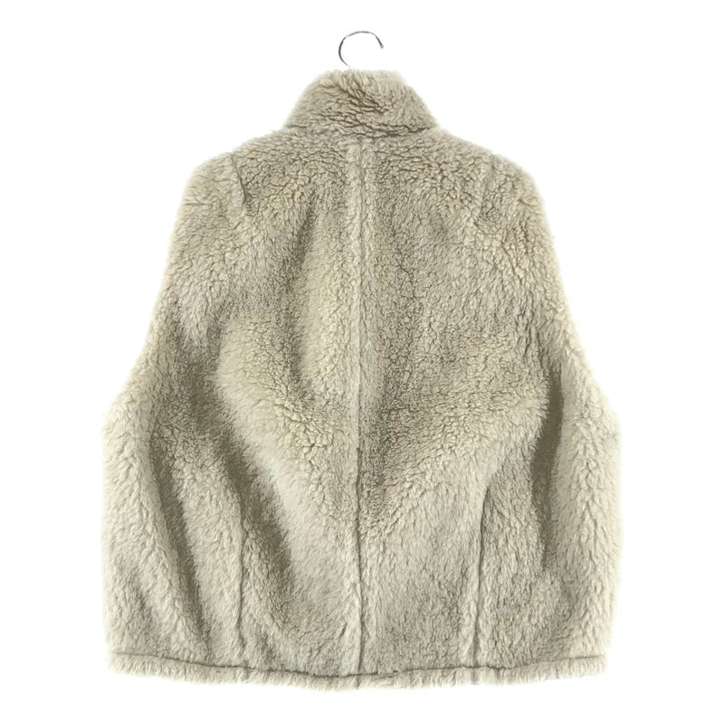 AURALEE / オーラリー | 2021AW | SHETLAND WOOL BOA ZIP VEST / シェットランドウール ボア ジップアップ ベスト | 1 | レディース