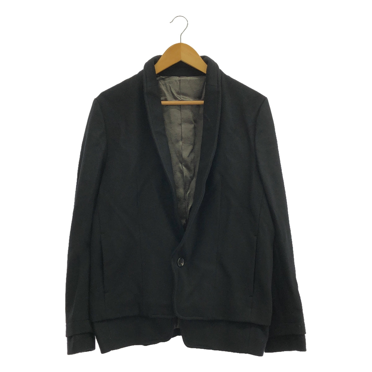 【신품】 prasthana / 프라스타나 | 잔향 shawl collar jacket | M | 블랙 | 남성