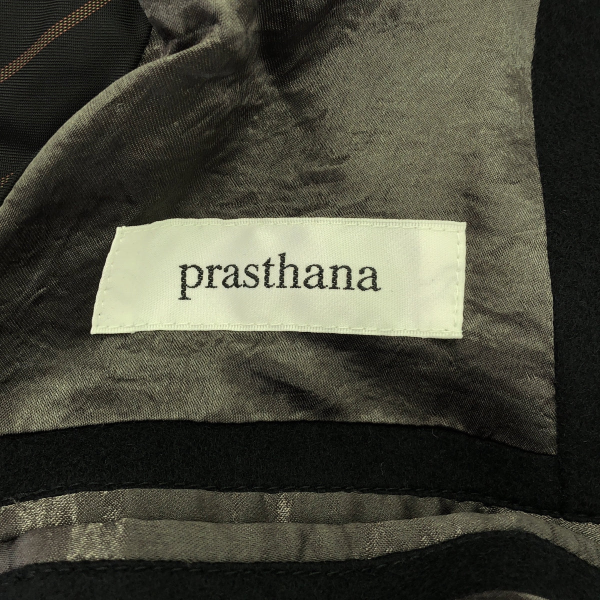 [New] prasthana / Prasthana | Zankyo shawl collar jacket | M | Black | Men's