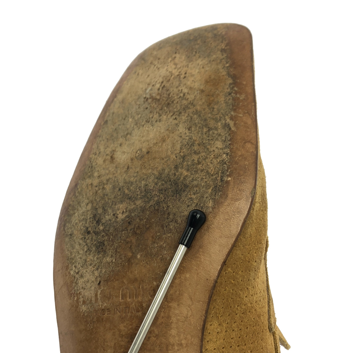 miu miu / ミュウミュウ | スクエアトゥ レザー シューズ | 7 1/2