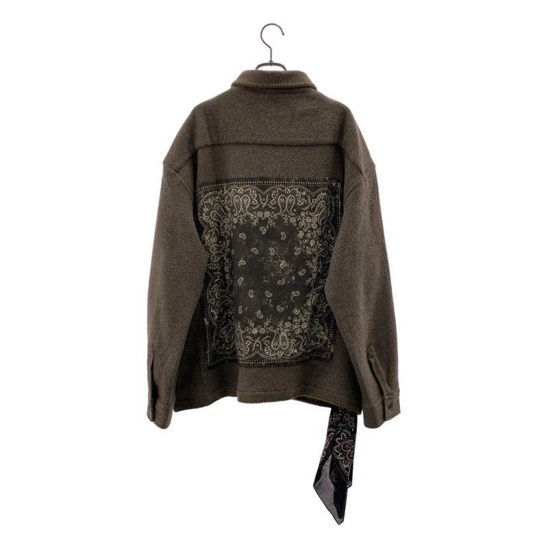 destin / 데스틴 | 울 캐시미어 반다나 셔츠 재킷 | M | 남성