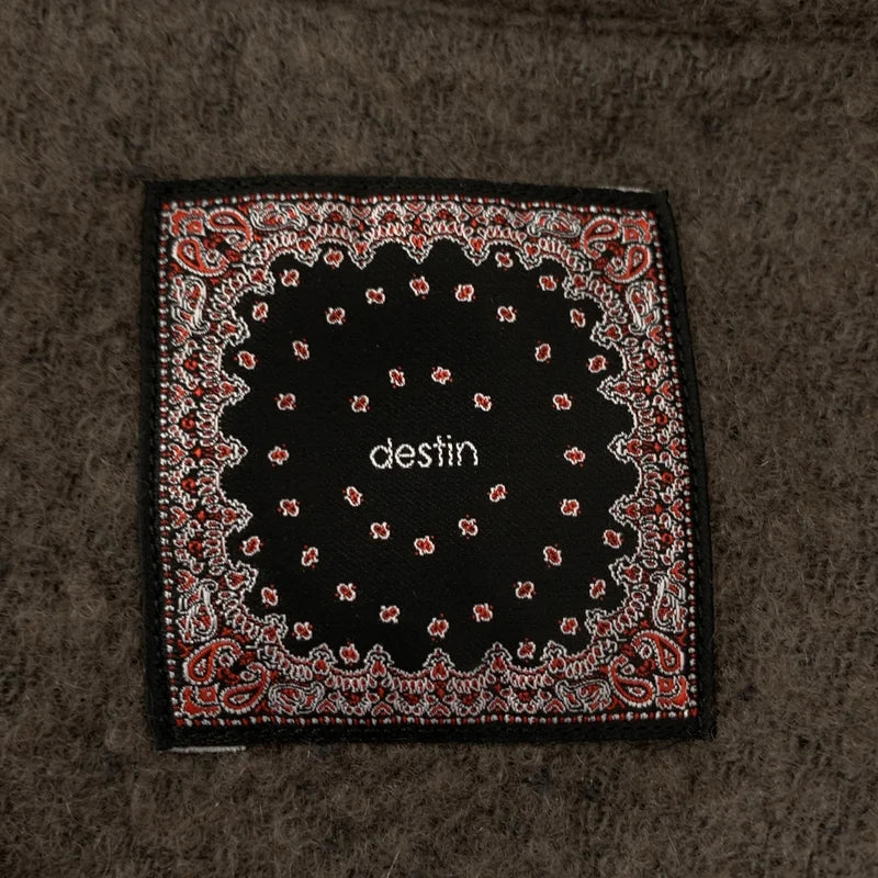 destin / 데스틴 | 울 캐시미어 반다나 셔츠 재킷 | M | 남성