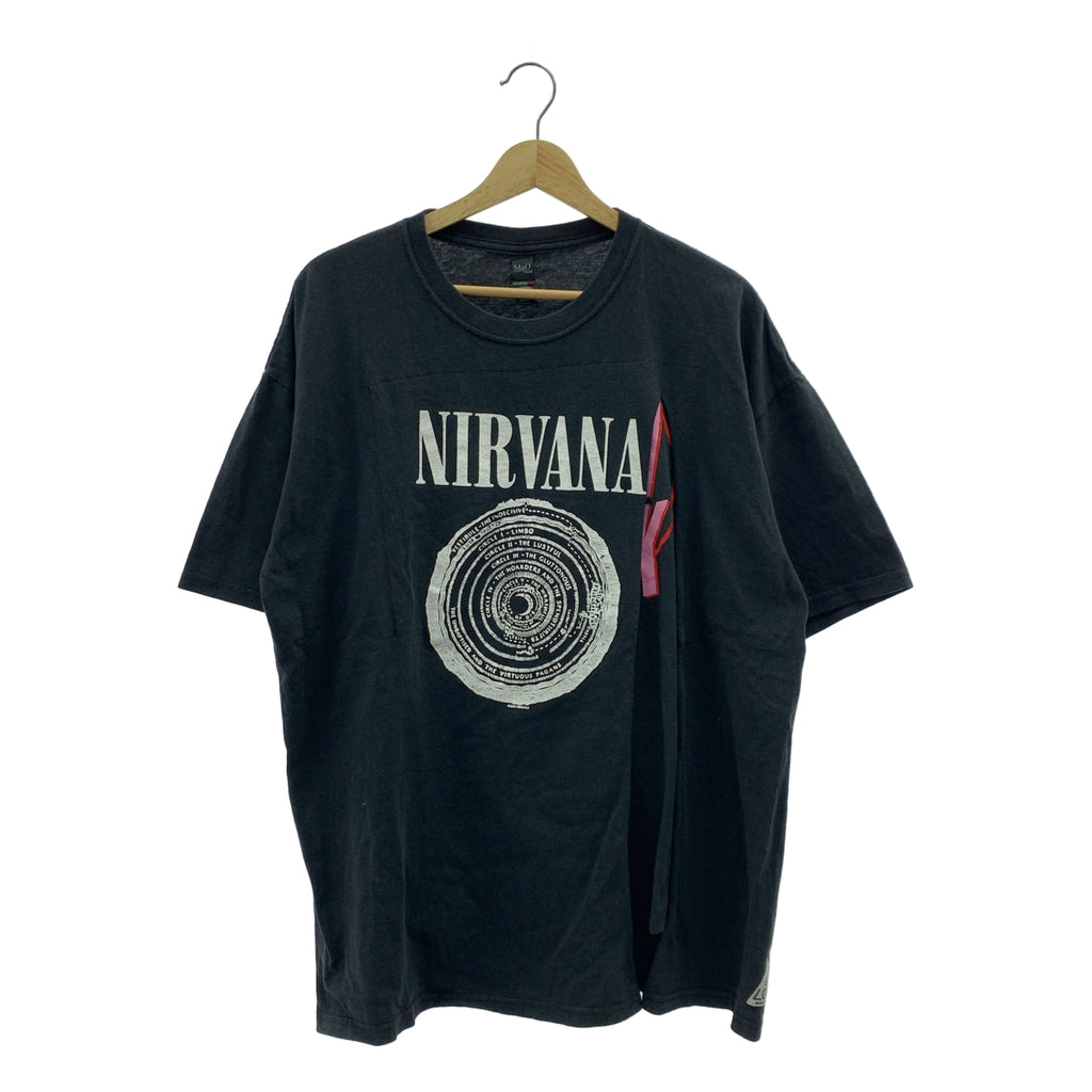 THRIFTY LOOK | Elton John x Nirvana / 棉質復刻剪裁縫製 T 卹 | XL | 男款