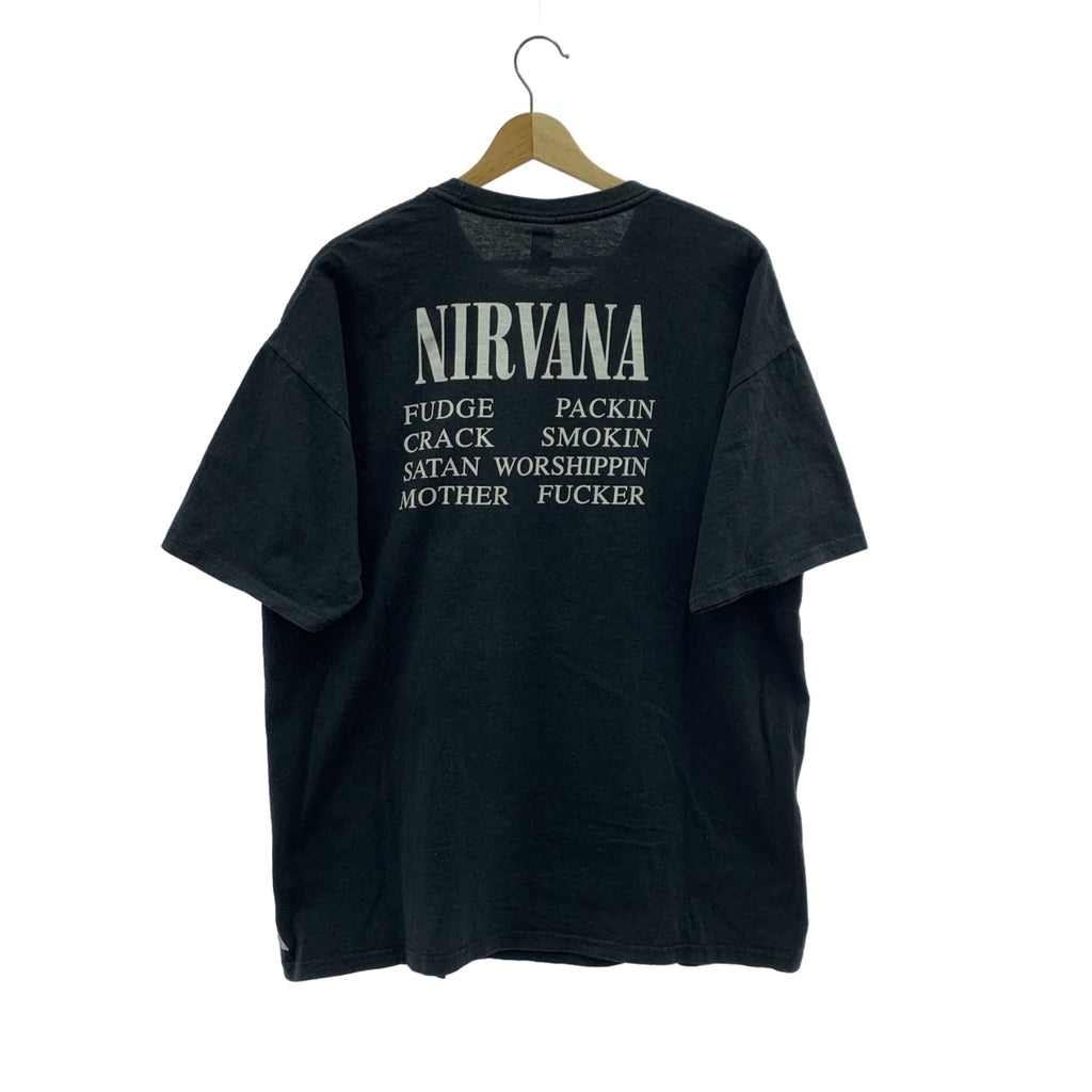 THRIFTY LOOK | Elton John x Nirvana / 棉質復刻剪裁縫製 T 卹 | XL | 男款