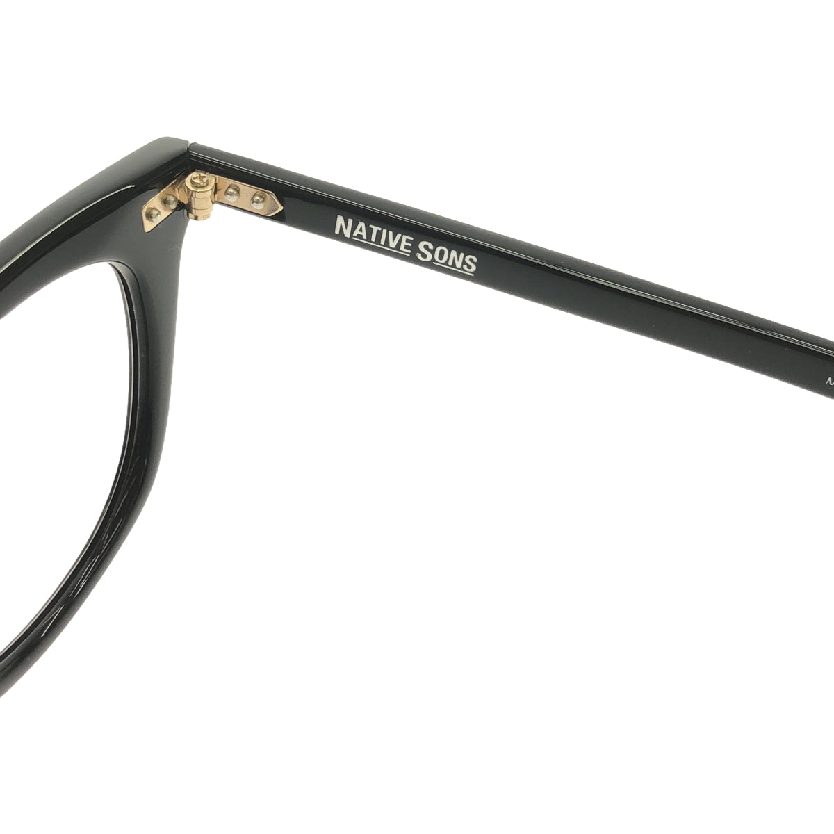 NATIVE SONS / Native Sons | McKowski / PL-032E Eyewear / Unisex | 46.8□26.2 | Black