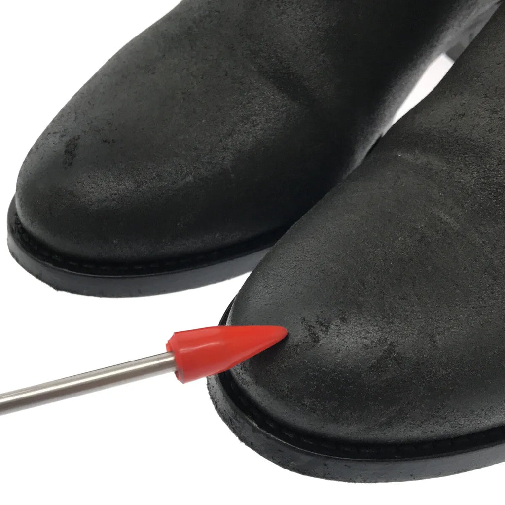 [品相良好] JIMMY CHOO | Hudson 皮革 Pecos 靴子 |尺寸 35 |黑色 |女性的