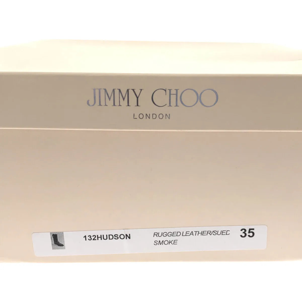 [品相良好] JIMMY CHOO | Hudson 皮革 Pecos 靴子 |尺寸 35 |黑色 |女性的