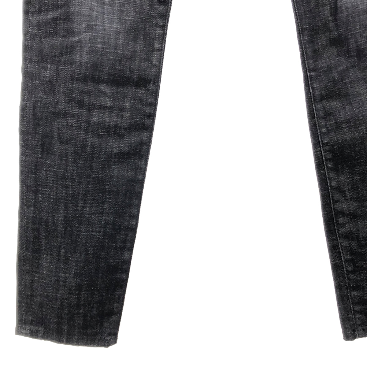 DSQUARED2 / ディースクエアード | 2021AW | SKATER JEAN スケータージーンズ ダメージ ウォッシュ加工 ストレッチ デニムパンツ | 44 | ブラック | メンズ