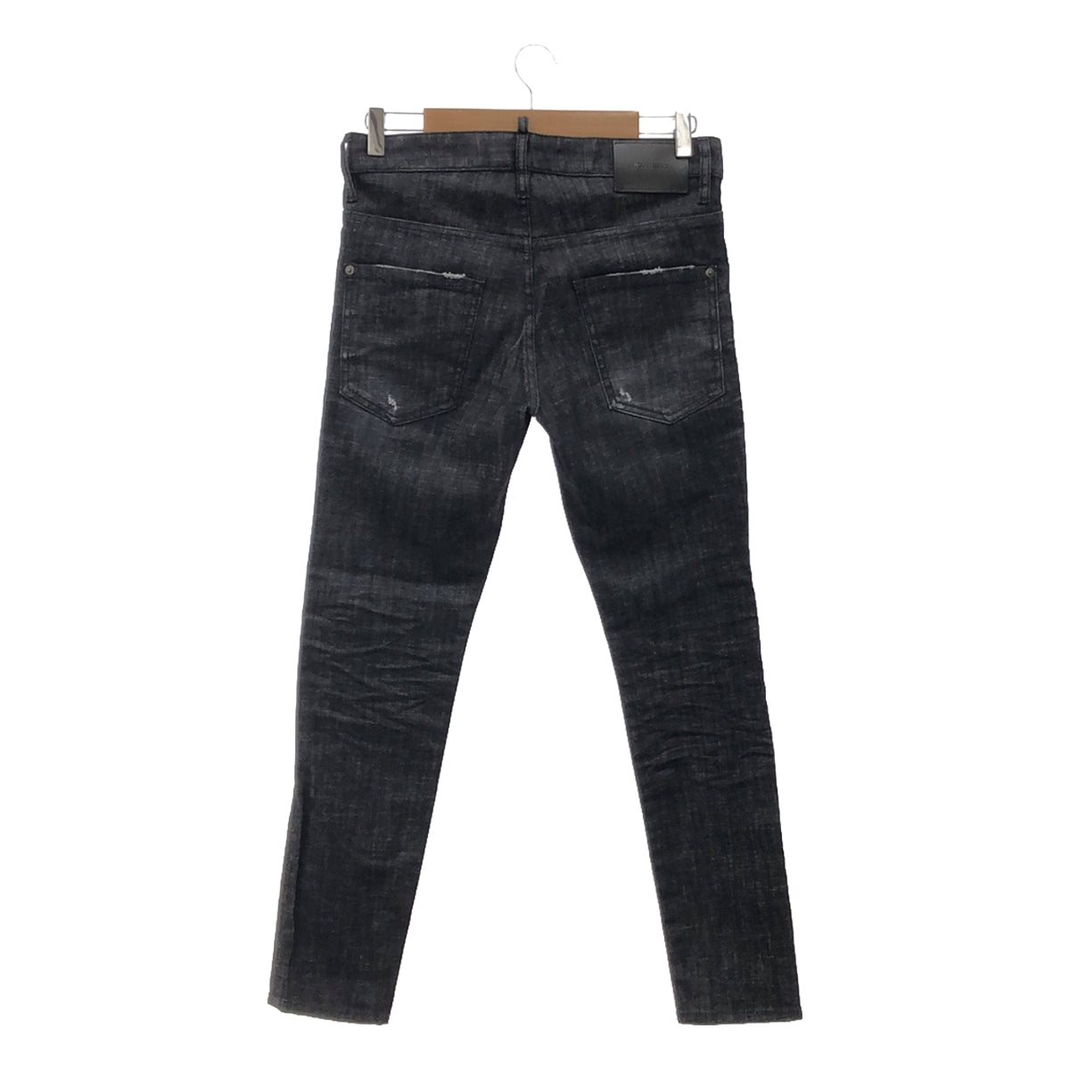 DSQUARED2 / Dsquared | 2021秋冬 | SKATER JEAN Skater Jeans 破洞水洗彈性牛仔褲 | 44 |黑色 |男士