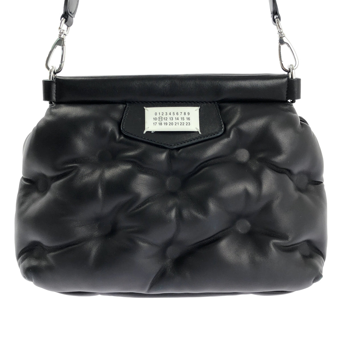 【美品】  Maison Margiela / メゾンマルジェラ | 2023SS | Glam Slam / グラムスラム レザー ショルダーバッグ | UNI | ブラック | レディース