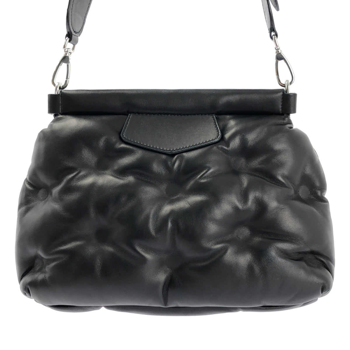 【美品】  Maison Margiela / メゾンマルジェラ | 2023SS | Glam Slam / グラムスラム レザー ショルダーバッグ | UNI | ブラック | レディース