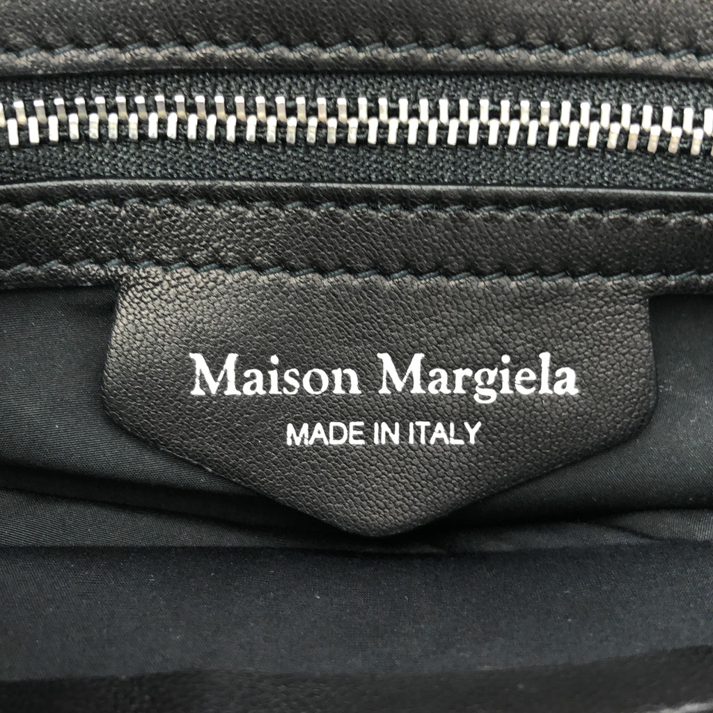 【美品】  Maison Margiela / メゾンマルジェラ | 2023SS | Glam Slam / グラムスラム レザー ショルダーバッグ | UNI | ブラック | レディース