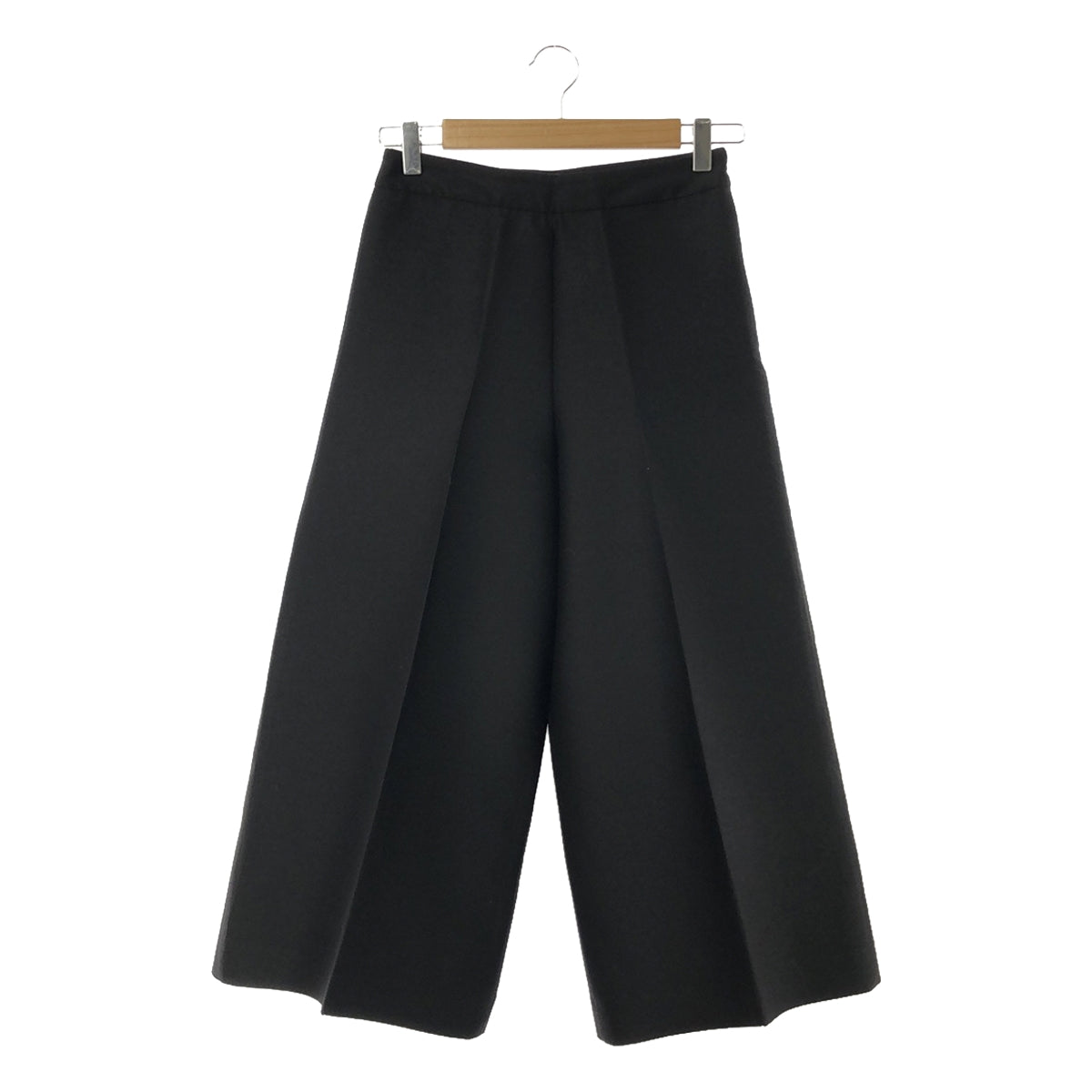 【美品】  REYC / リック | ワイド クロップドパンツ | 34 | ブラック | レディース