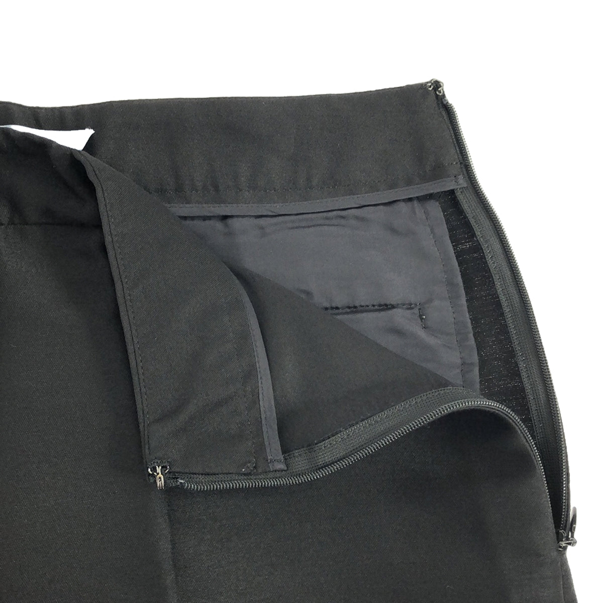 【美品】  REYC / リック | ワイド クロップドパンツ | 34 | ブラック | レディース
