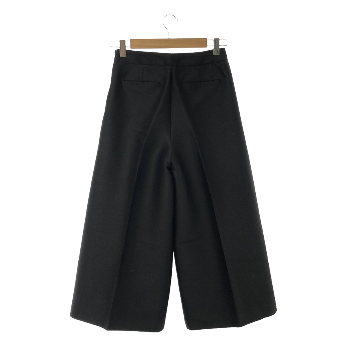 【美品】  REYC / リック | ワイド クロップドパンツ | 34 | ブラック | レディース