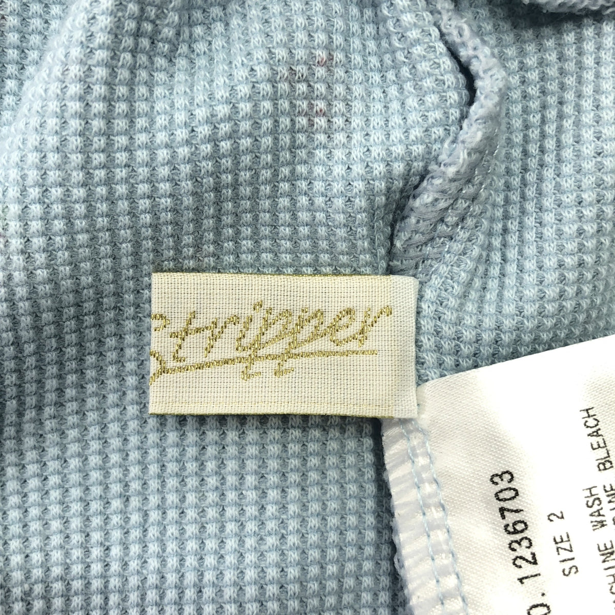 【美品】  Candy Stripper / キャンディストリッパー | コットン ワッフル 花柄 ワイドパンツ | 2 | ライトブルー | レディース