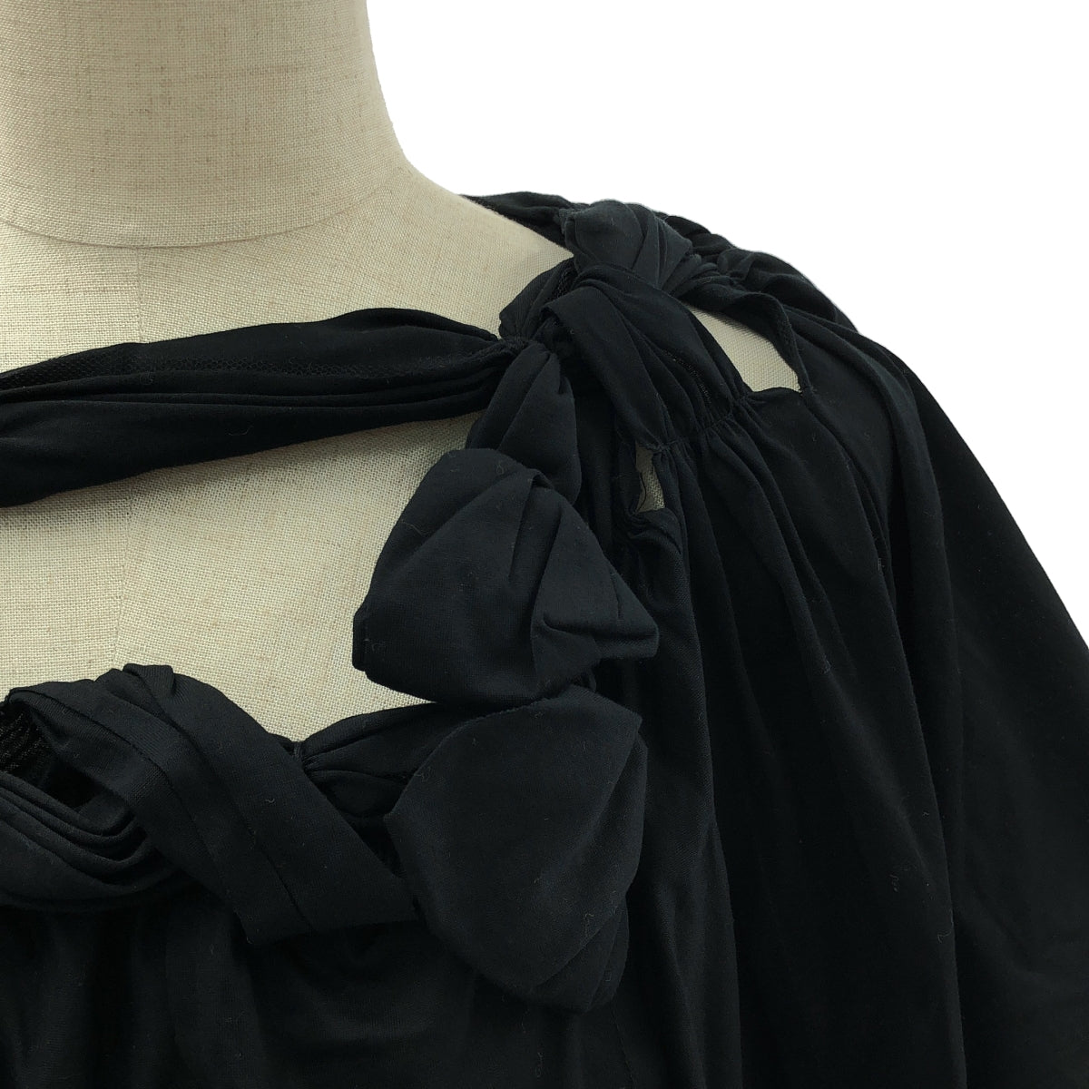 tao COMME des GARCONS / 타오콤 데 갤슨 | 2010SS | 리본 장식 변형 블라우스 컷소우 | M |