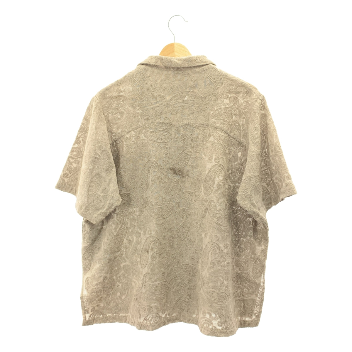 Professor.E / プロフェッサーイー | エンブロイダリー メタルボタン オープンカラー シャツ | 46 | メンズ