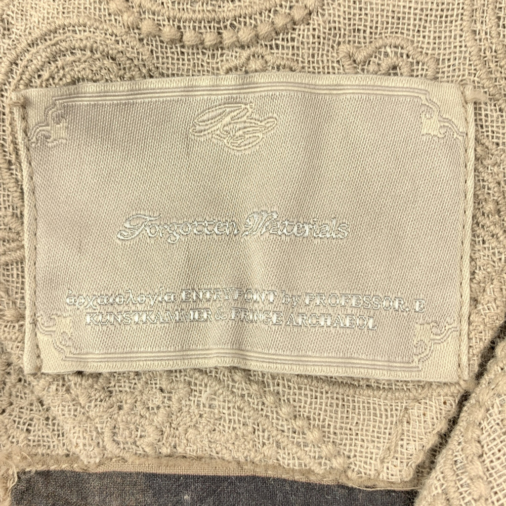 Professor.E / プロフェッサーイー | エンブロイダリー メタルボタン オープンカラー シャツ | 46 | メンズ