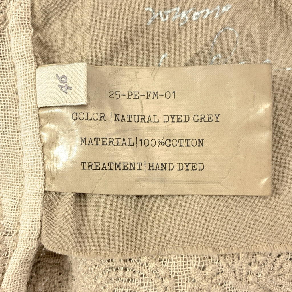 Professor.E / プロフェッサーイー | エンブロイダリー メタルボタン オープンカラー シャツ | 46 | メンズ