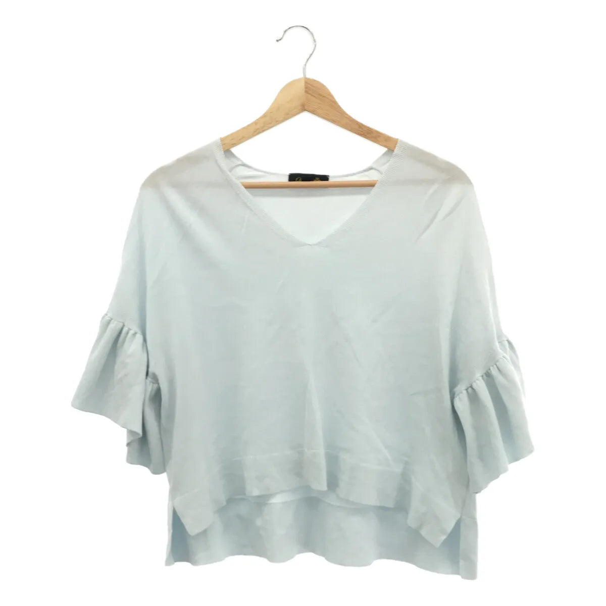 抽屜 | V領喇叭袖針織衫 | 1 |淺藍色 |女性的