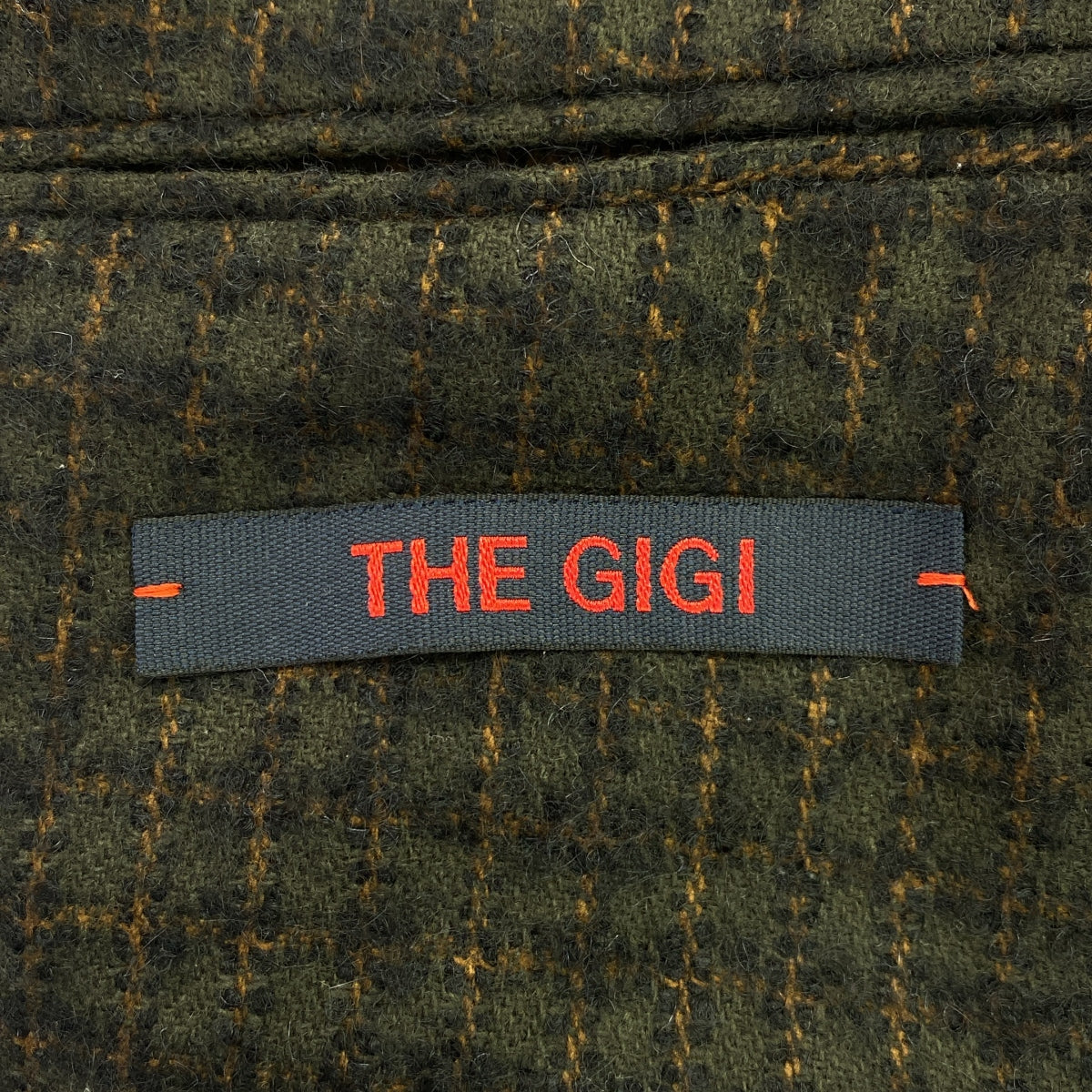 THE GIGI / ザ・ジジ | ツイード テーラード ジャケット | 50 | カーキ / ブラック | メンズ