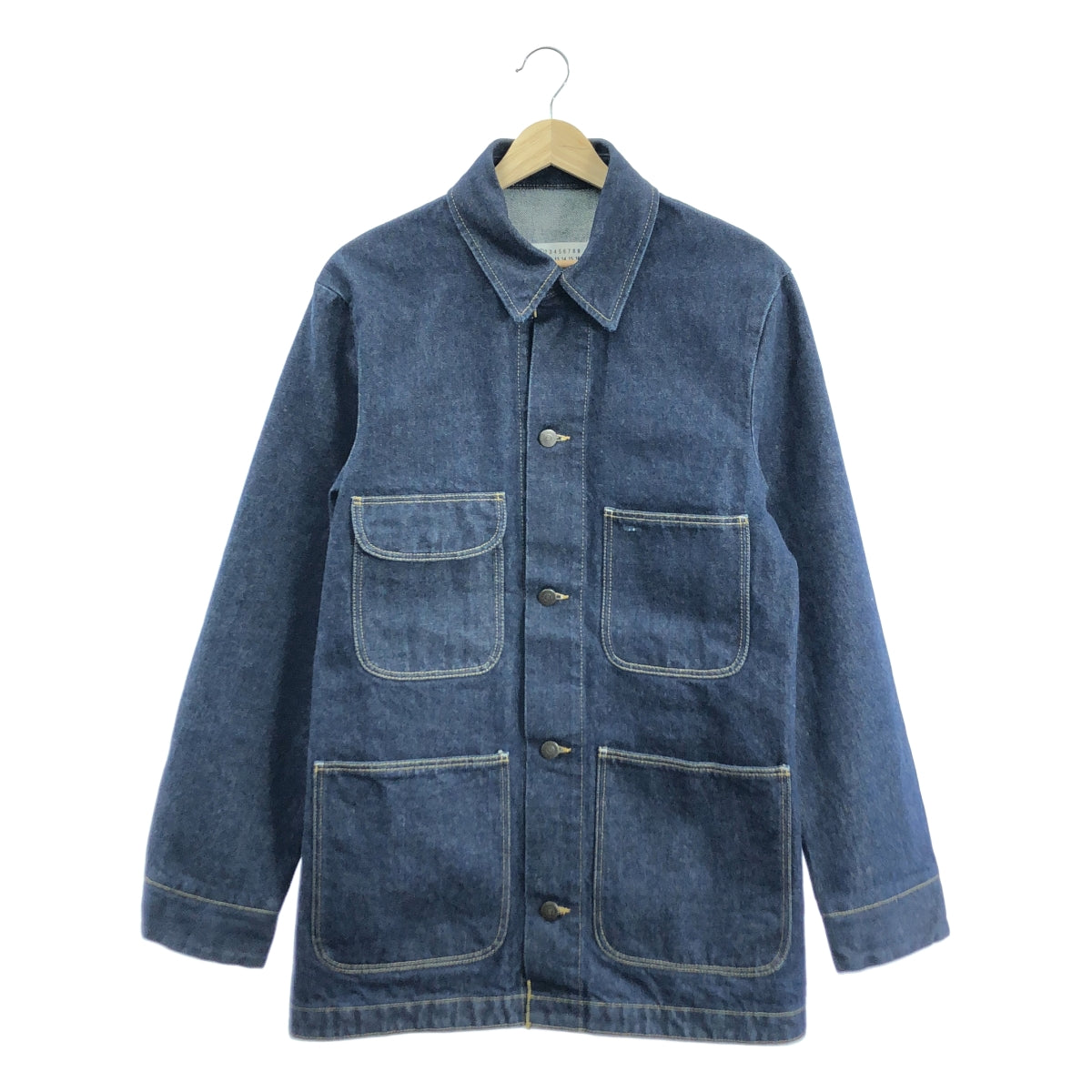 【美品】  Maison Margiela / メゾンマルジェラ | 2023AW | デニム カバーオール ジャケット | 38 | インディゴ | メンズ