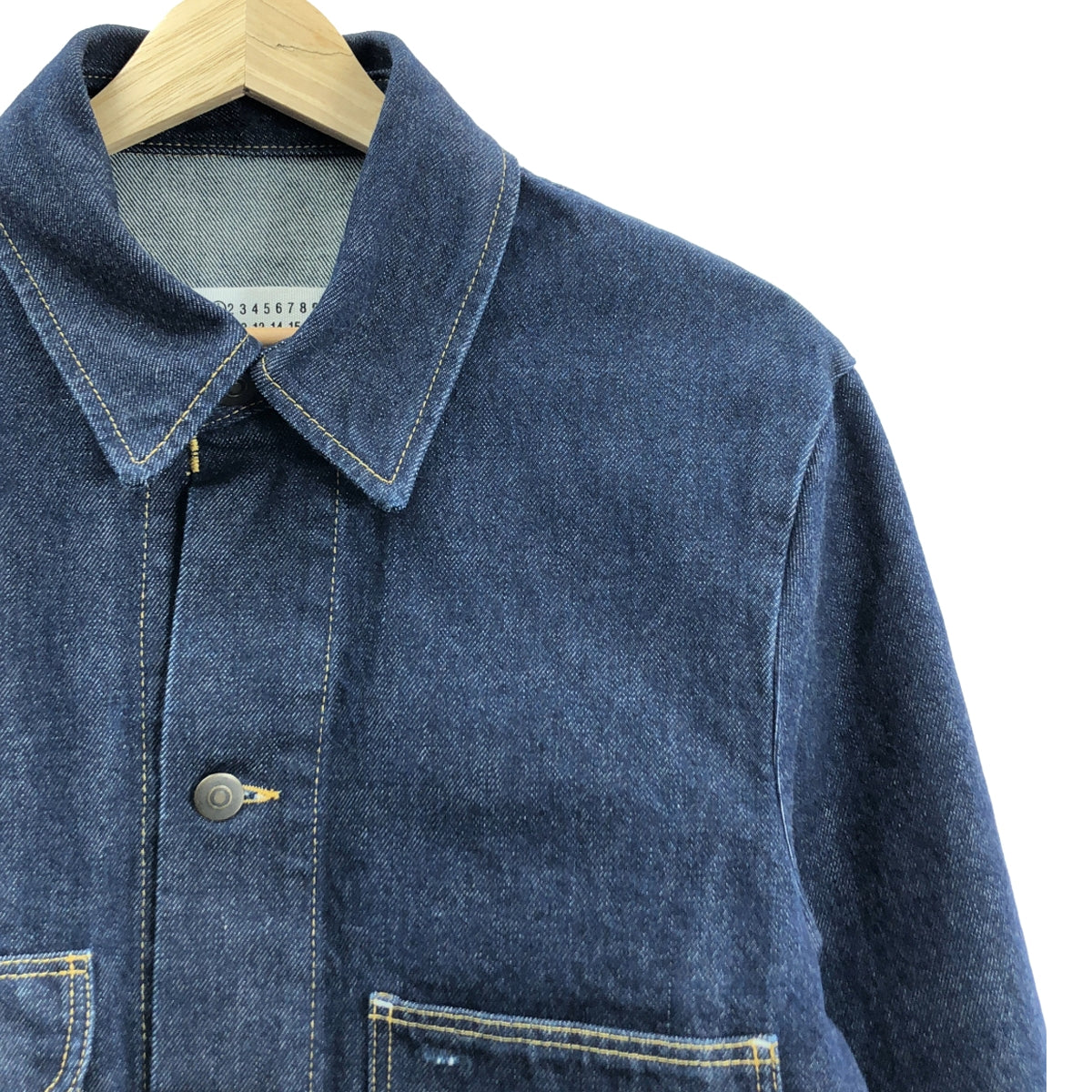 【美品】  Maison Margiela / メゾンマルジェラ | 2023AW | デニム カバーオール ジャケット | 38 | インディゴ | メンズ