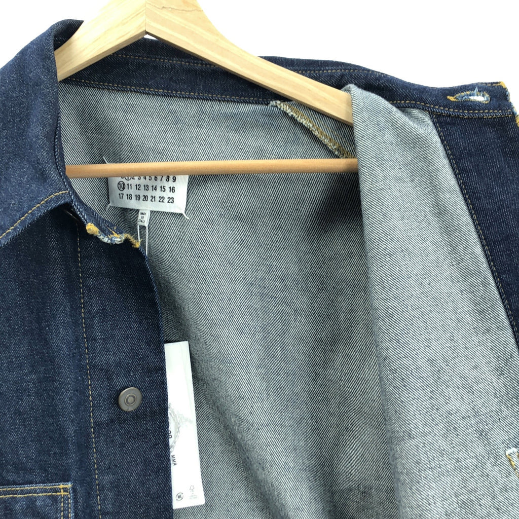 【美品】  Maison Margiela / メゾンマルジェラ | 2023AW | デニム カバーオール ジャケット | 38 | インディゴ | メンズ