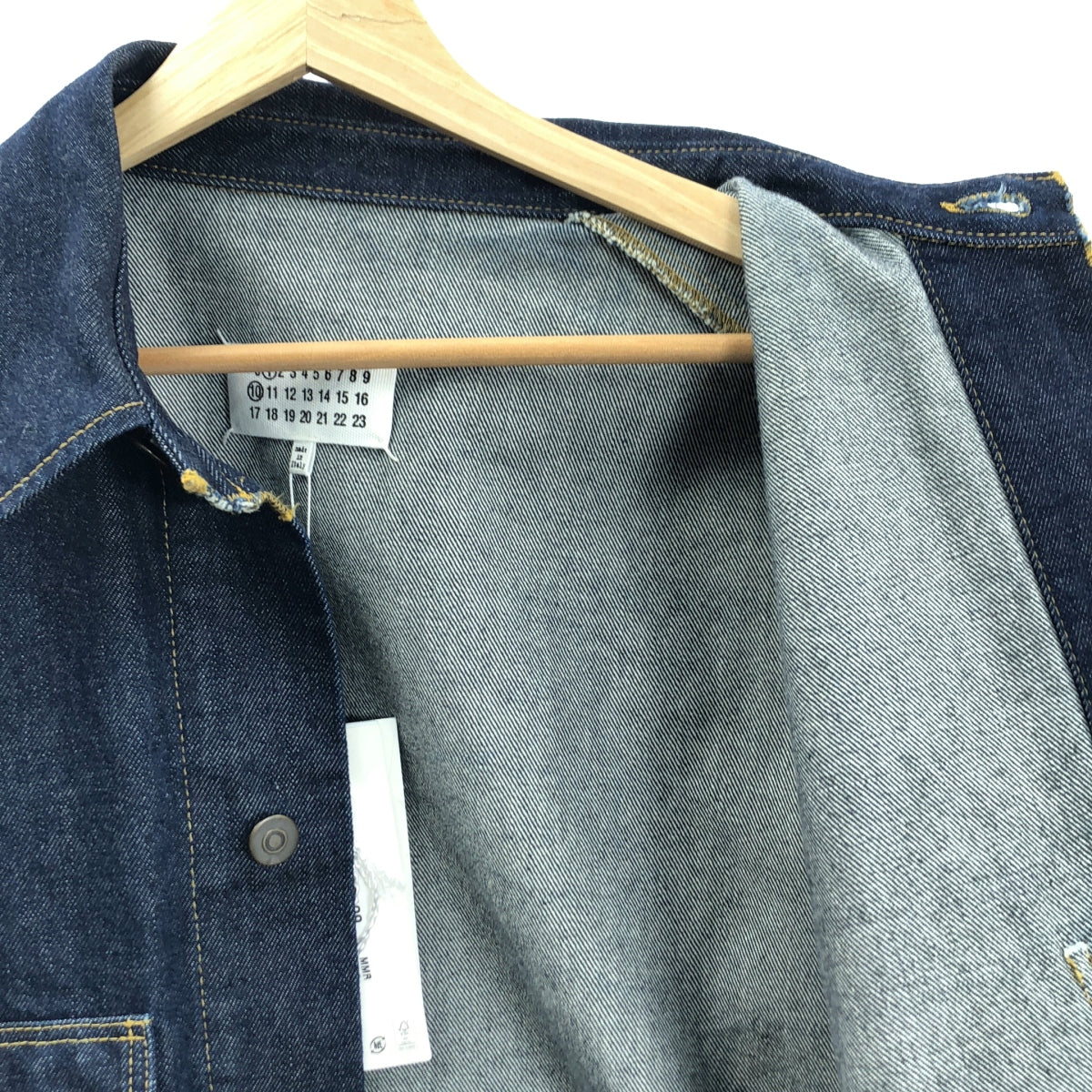 【美品】  Maison Margiela / メゾンマルジェラ | 2023AW | デニム カバーオール ジャケット | 38 | インディゴ | メンズ