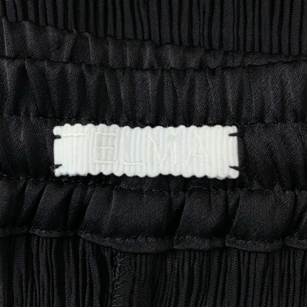 【美品】  TELMA / テルマ | バンブー プリーツパンツ | 36 | ブラック | レディース