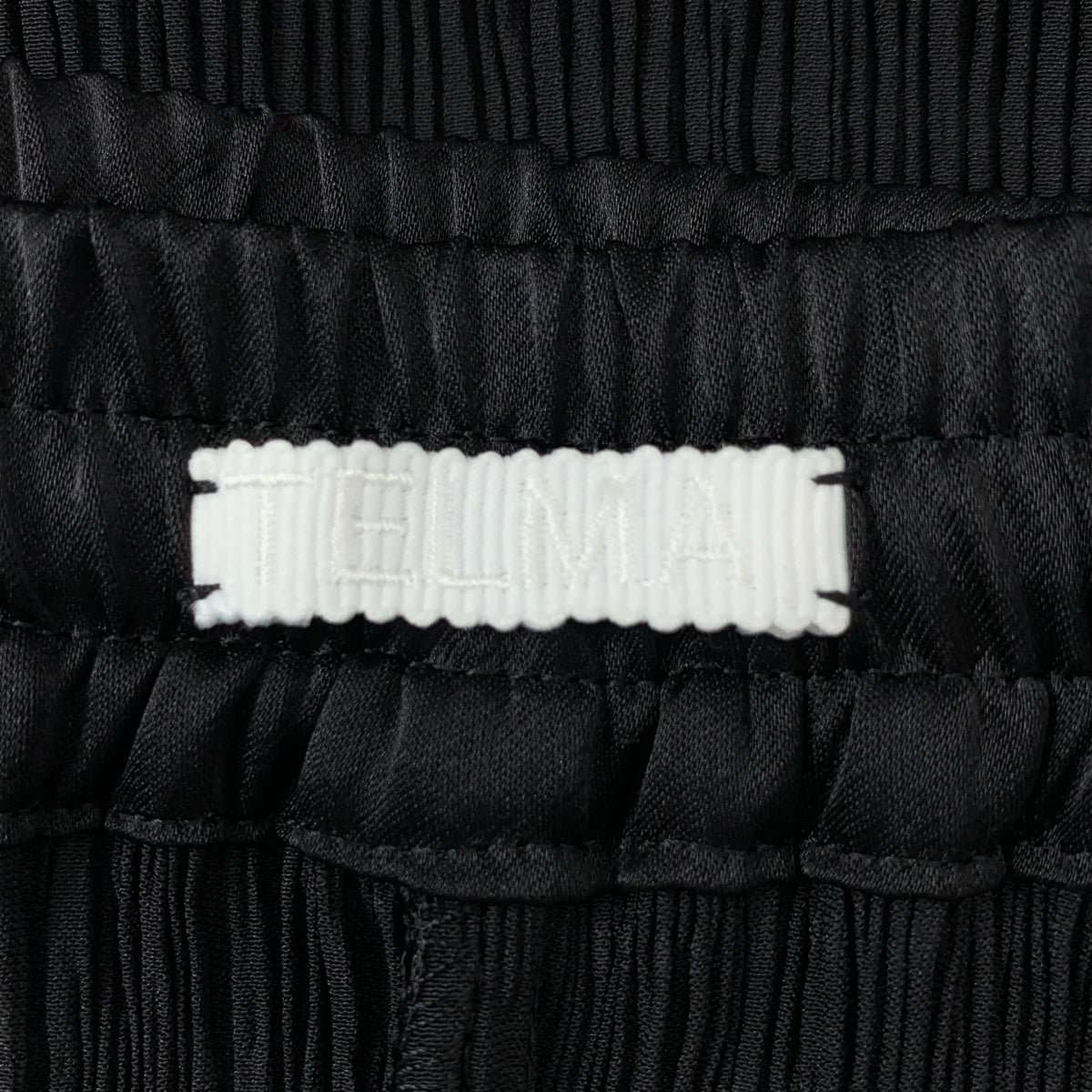 【美品】  TELMA / テルマ | バンブー プリーツパンツ | 36 | ブラック | レディース