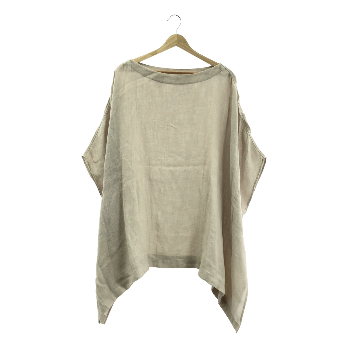 Plage / 플라주 | Poncho 린넨 블라우스 | F | 베이지 | 여성