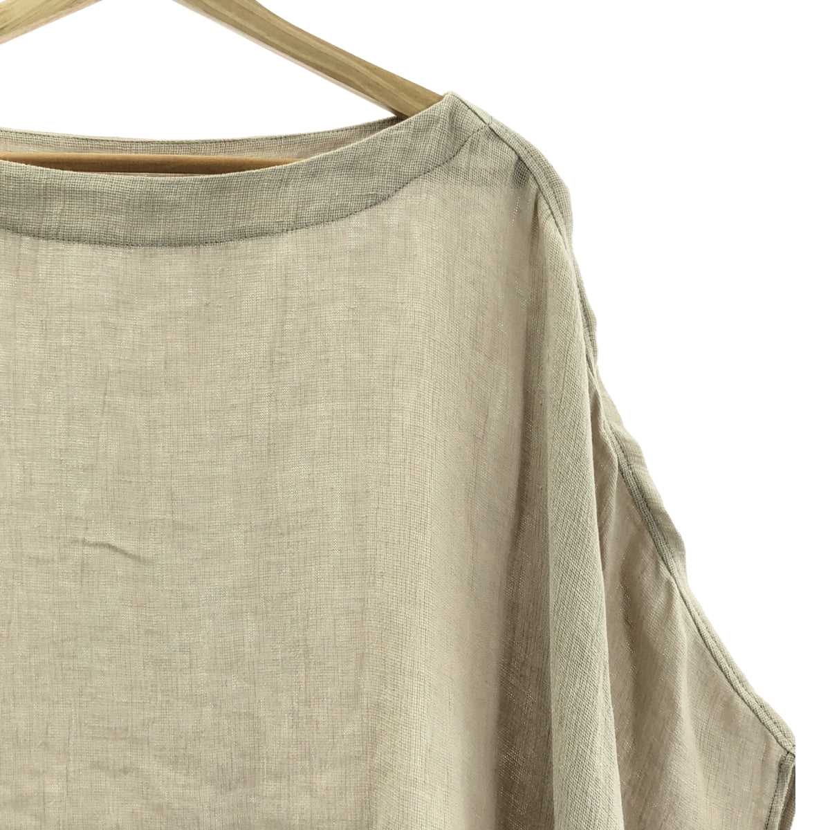 Plage / 플라주 | Poncho 린넨 블라우스 | F | 베이지 | 여성