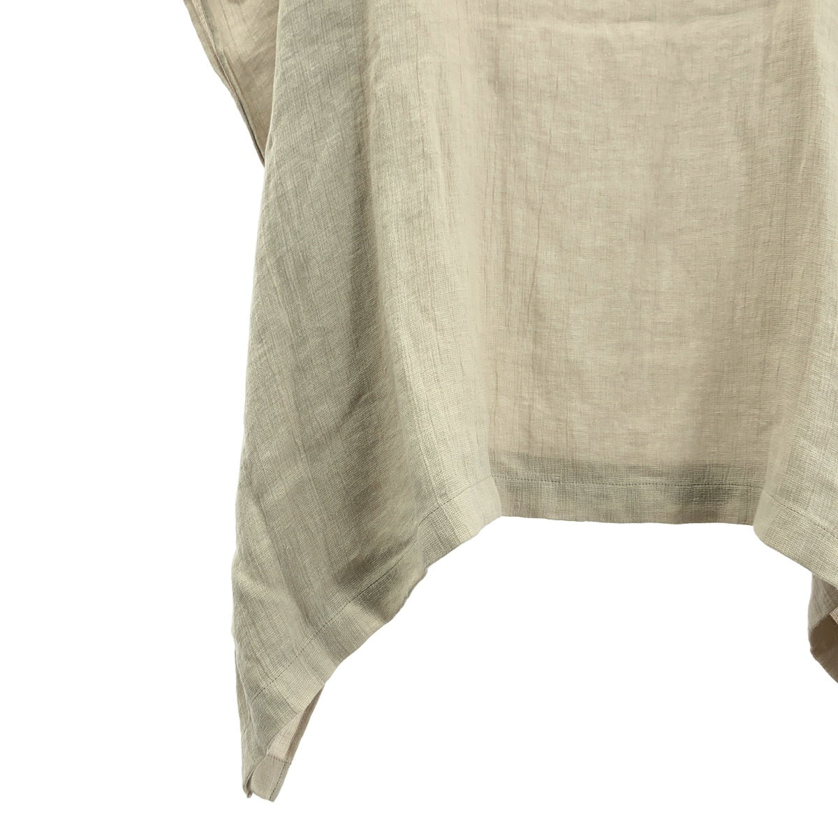 Plage / 플라주 | Poncho 린넨 블라우스 | F | 베이지 | 여성