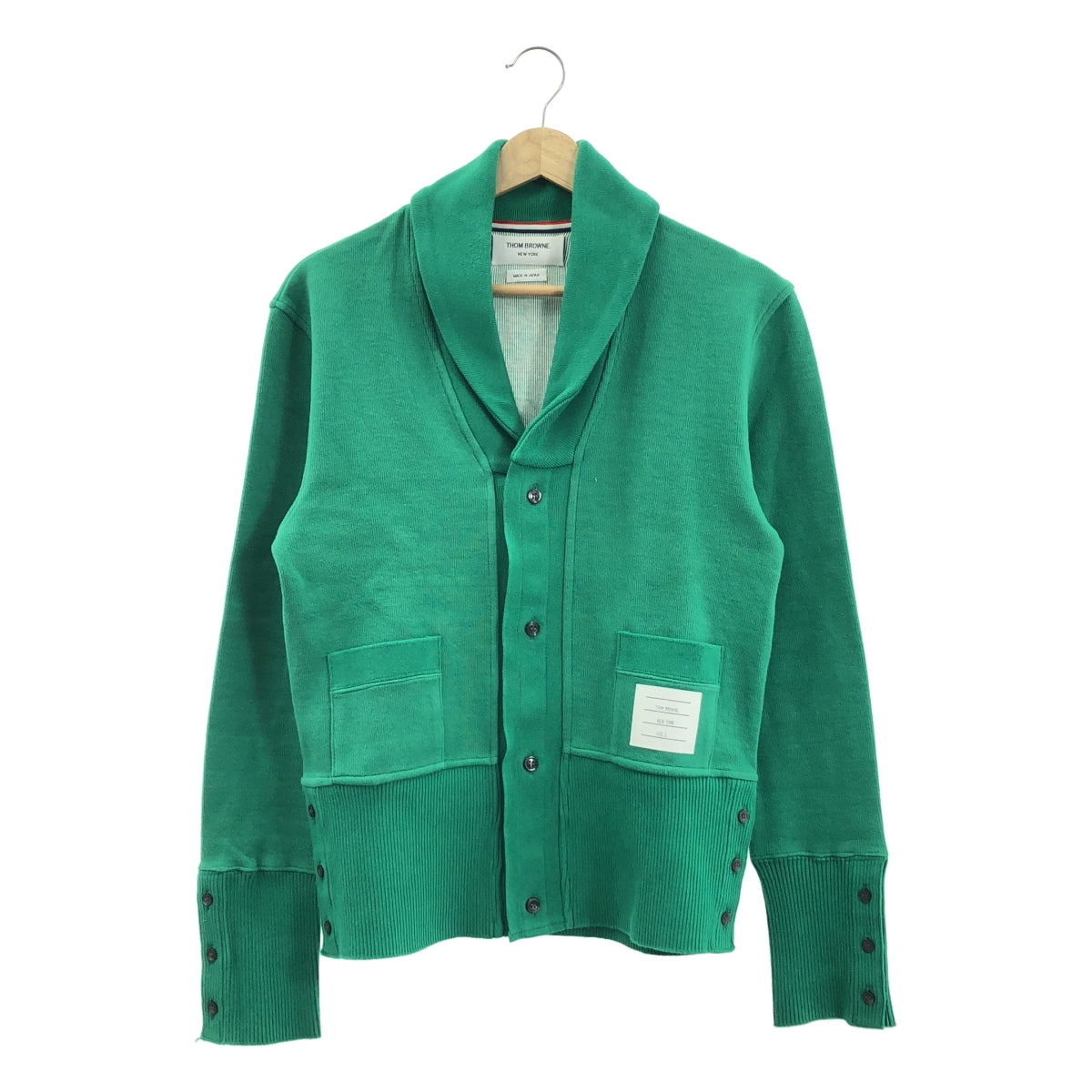 THOM BROWNE | 披肩領毛衣 | 2 碼 | 綠色 | 男款