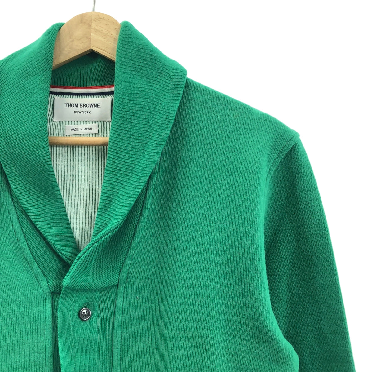 THOM BROWNE | 披肩領毛衣 | 2 碼 | 綠色 | 男款