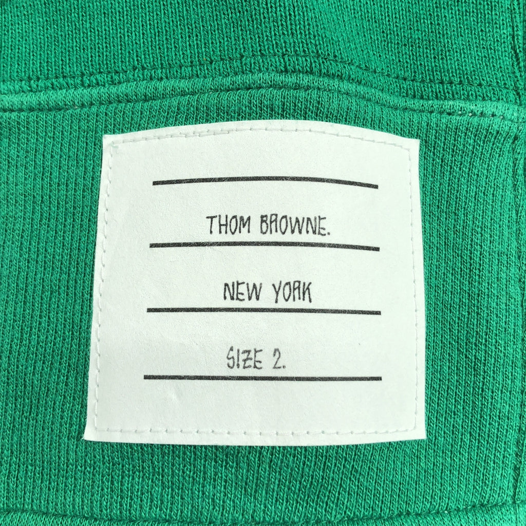 THOM BROWNE / 톰 브라운 | 숄 컬러 스웨트 카디건 | 2 | 그린 | 남성