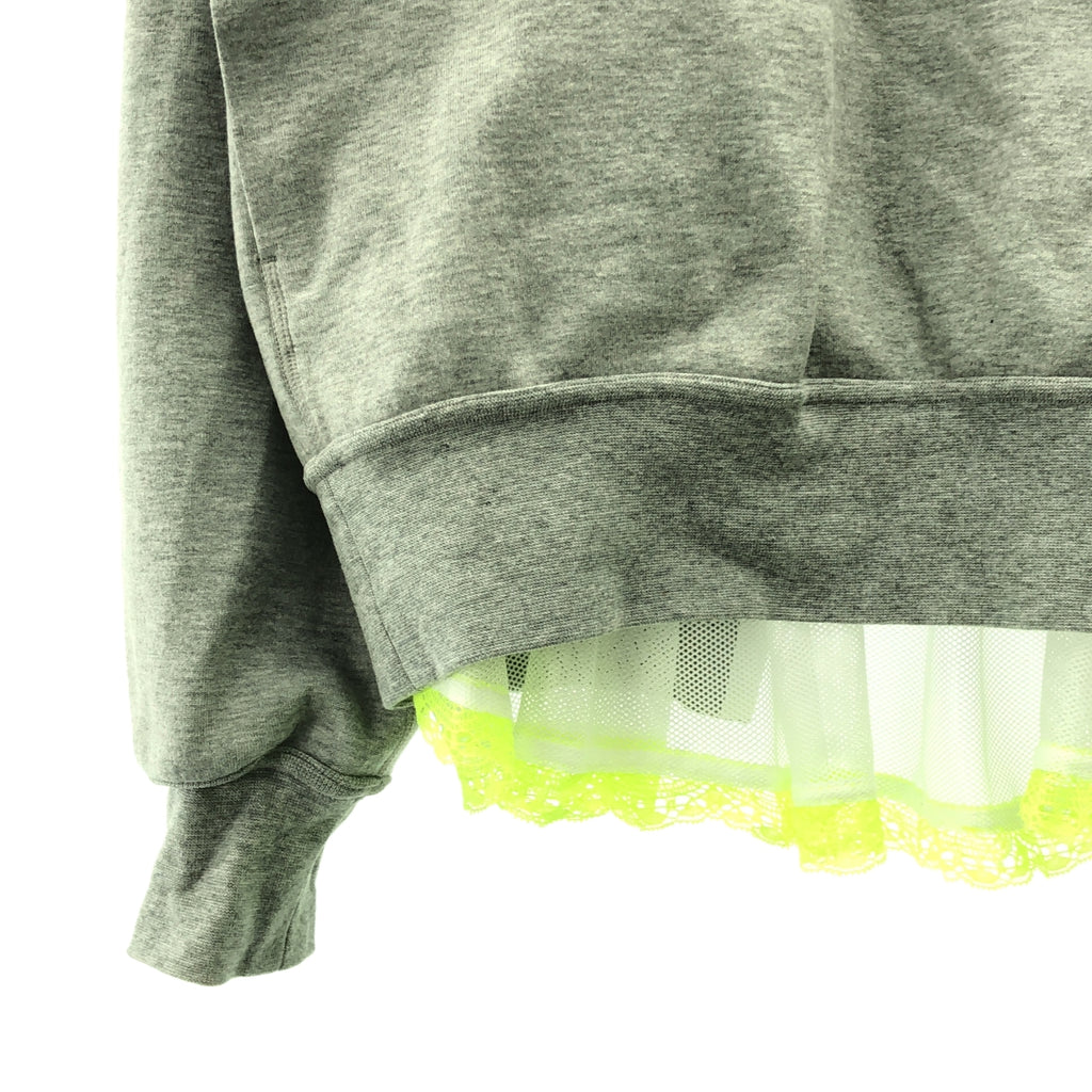 sacai / 사카이 | × NIKE 레이스 전환 스웨트 풀오버 | XS | 여성