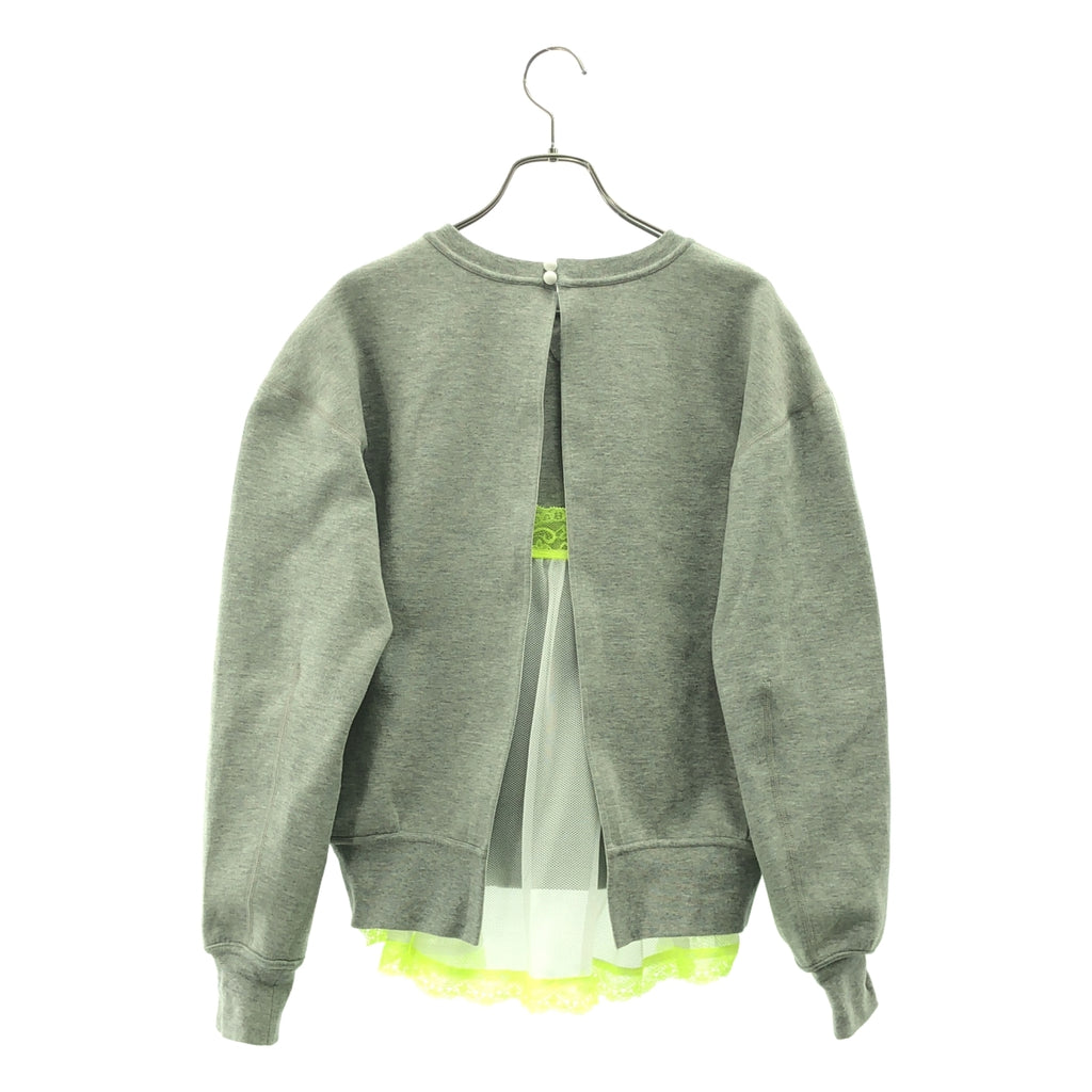 sacai / 사카이 | × NIKE 레이스 전환 스웨트 풀오버 | XS | 여성