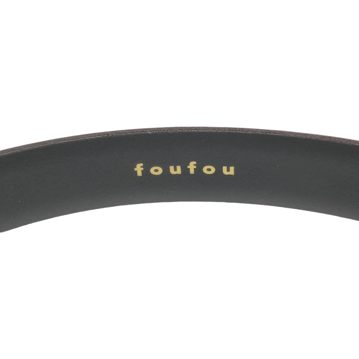 foufou / フーフー | grandmother belt レザー グランドマザーベルト | – KLD