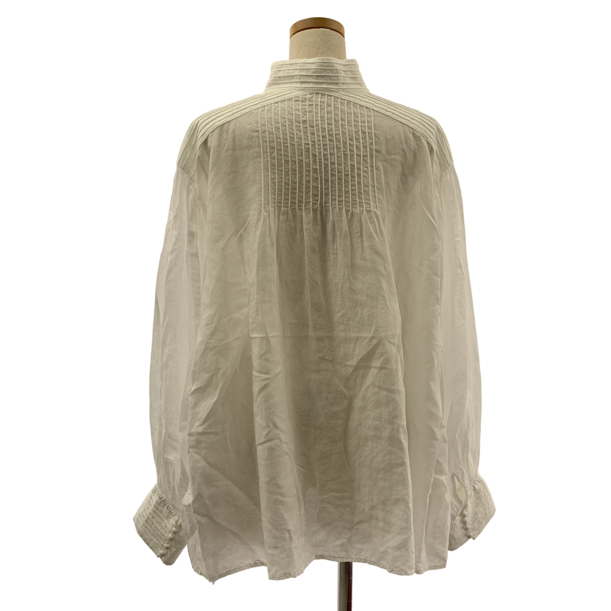 CADUNE / カデュネ | ピンタック ボリューム ブラウス | 36 | ホワイト | レディース