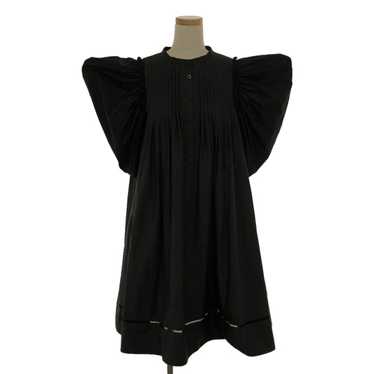 rosymonster / Rosy Monster | fairy sleeve pin tuck op dress | F | Black | Women's