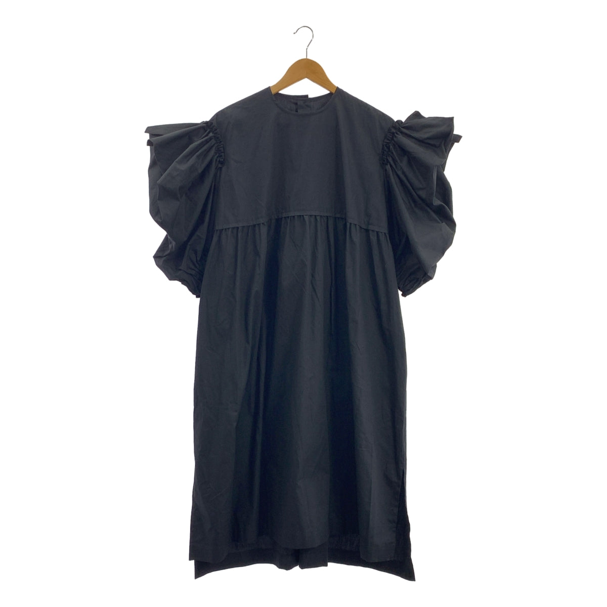 tao COMME des GARCONS / タオコムデギャルソン | 2025SS | インサイドアウト ギャザー ボリュームスリーブ ドレス ワンピース | M | レディース