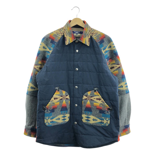 JUNYA WATANABE MAN / ジュンヤワタナベマン | 2022AW | ×PENDLETON ペンドルトン / ネイティブ柄 中綿 シャツブルゾン | S | メンズ