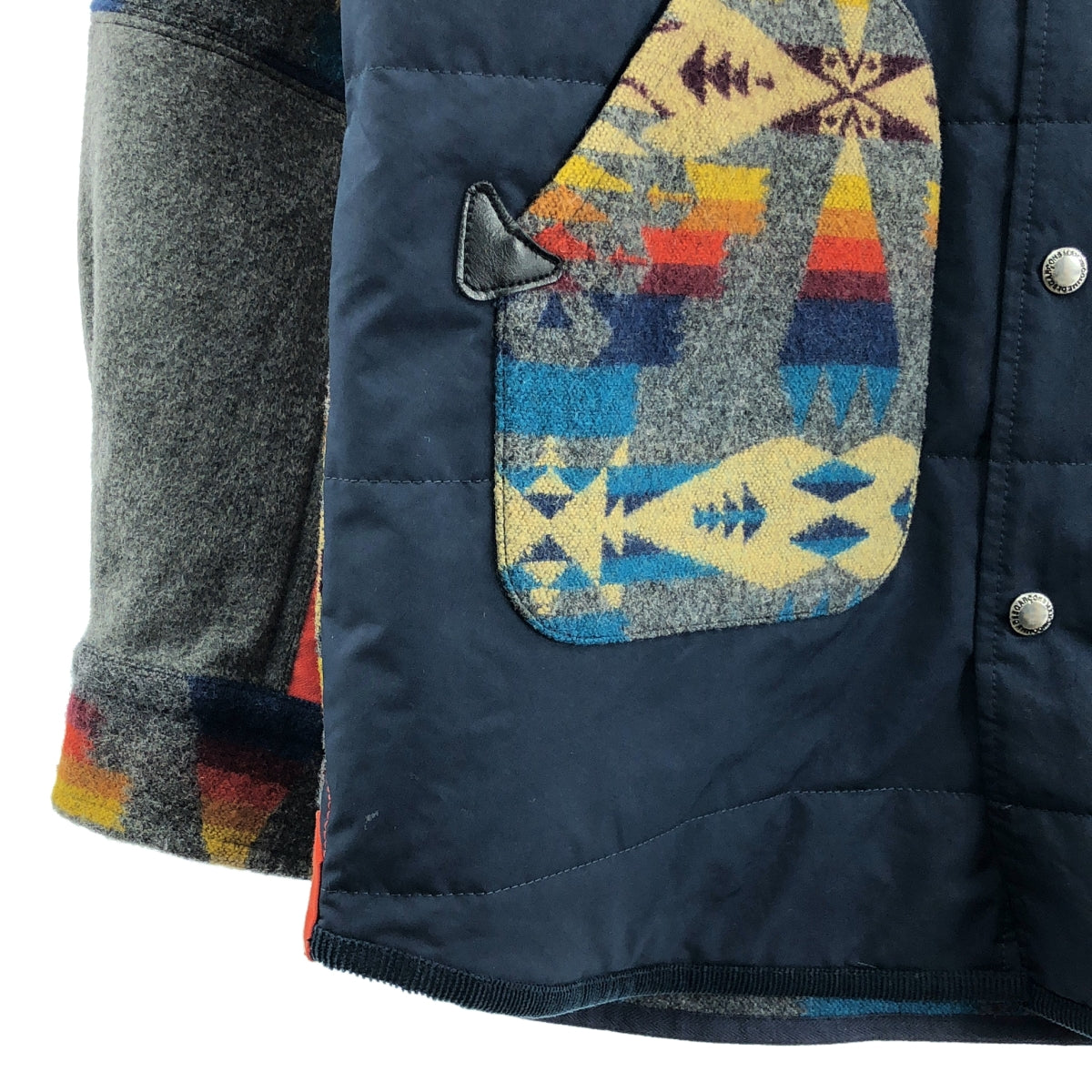 JUNYA WATANABE MAN / ジュンヤワタナベマン | 2022AW | ×PENDLETON ペンドルトン / ネイティブ柄 中綿 シャツブルゾン | S | マルチカラー | メンズ