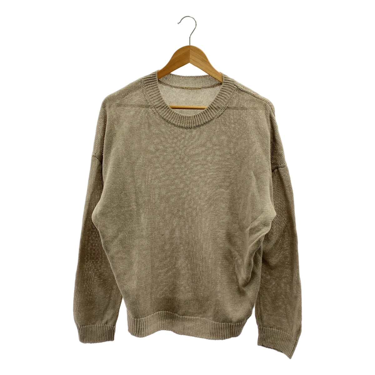 L'Appartement / アパルトモン | 2025SS | LINEN BF KNIT PULLOVER / リネン プルオーバー ニット | F | レディース